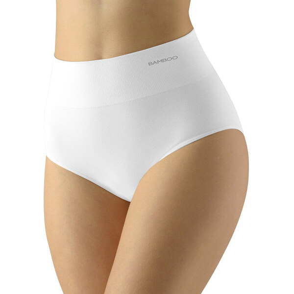 Glara Vysoké bambusové jednofarebné nohavičky 20024587