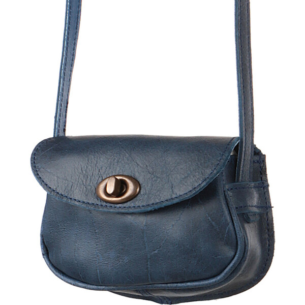 Glara Vintage mini kožená kabelka poštárka 28897741