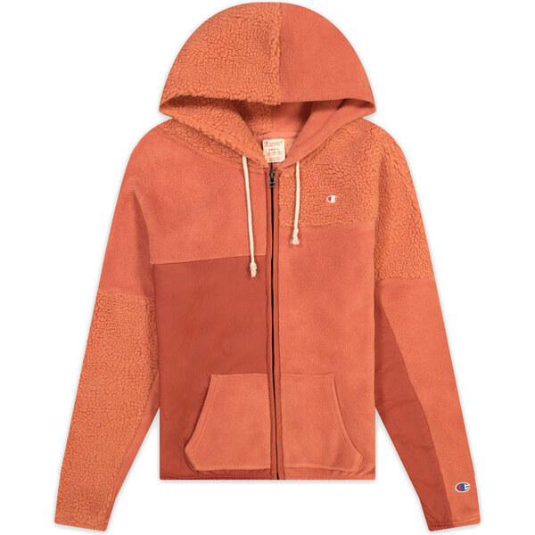 Champion Patchwork Velour Fleece ZIP-UP - Dámske - Mikina Champion - 66355759