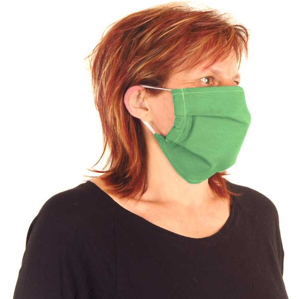 Bavlnené Rúško na tvár fa. zelená 17091329