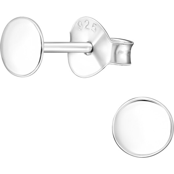 Olivie Strieborné náušnice 4mm KÔSTKY 4437 20286995