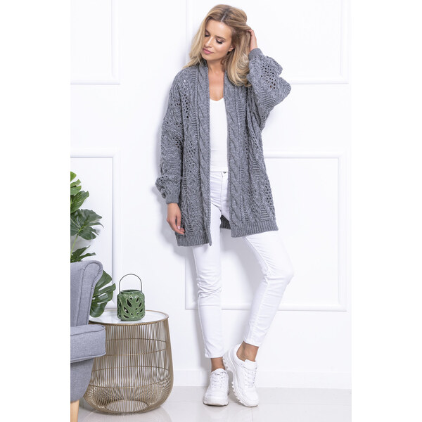 Glara Dámsky volne pletený kardigan 20113420