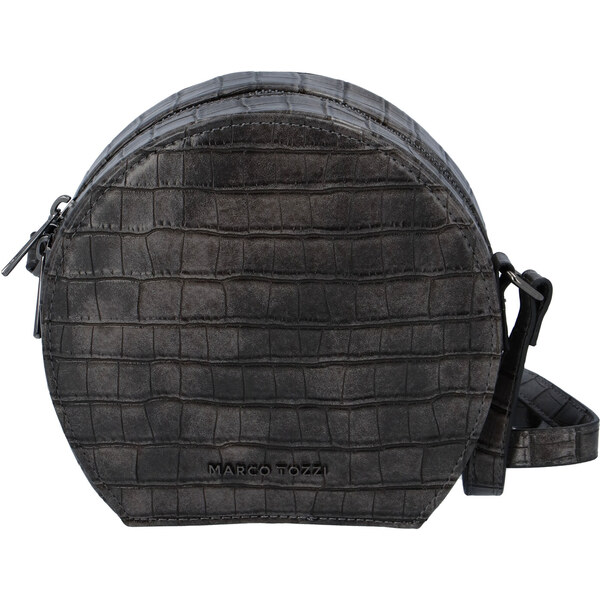 Módna štýlová crossbody kabelka sivá - Marco Tozzi Kroko šedá 65319901