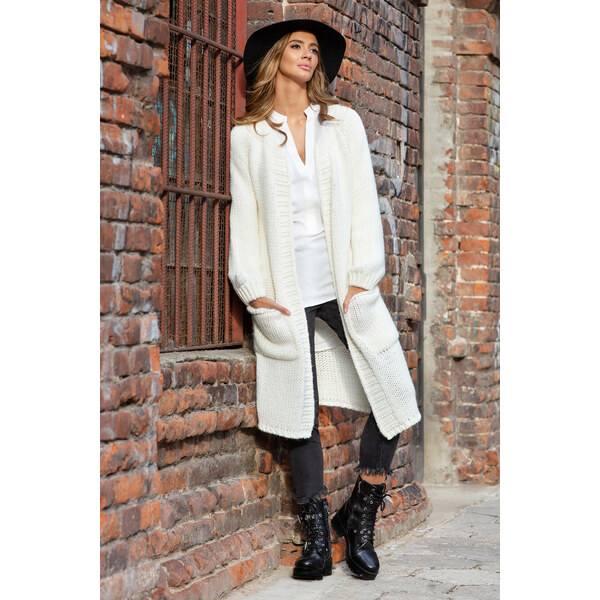 Glara Dlhý kardigan z vlny 20816280