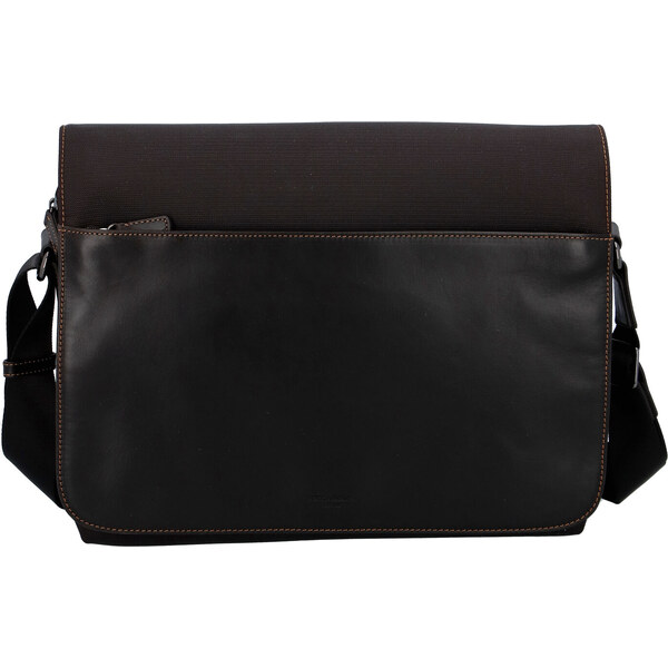 Pánska kožená taška cez plece hnedá - Hexagona 296181 hnedá 56864135