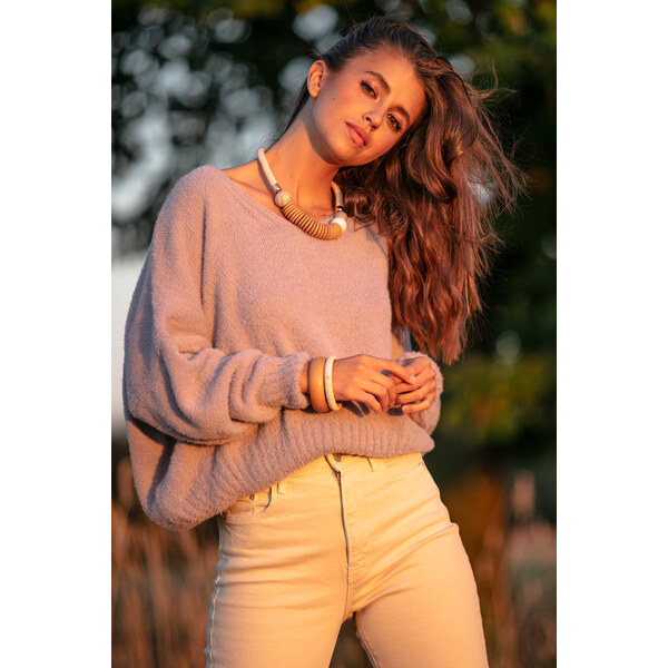 Glara Dámsky krátky sveter 36988383