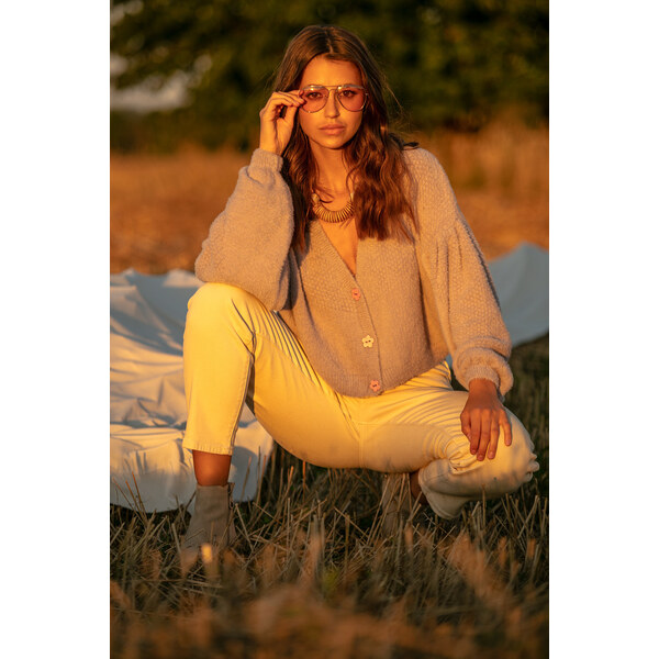 Glara Dámsky krátky svetrík 33056235