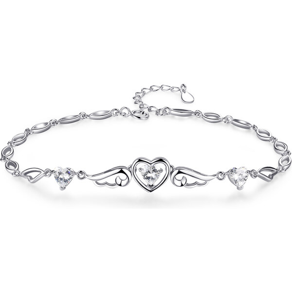 Dámsky strieborný náramok ANGEL 23166812