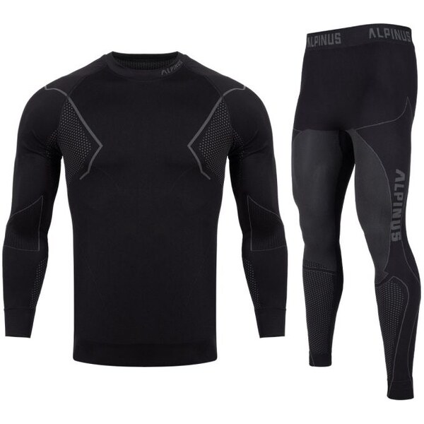 Pánske termo tričko GT43257 black-grey - Alpinus Active 28201038