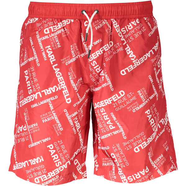 KARL LAGERFELD BEACHWEAR Karl Lagerfeld pánske plavky červené 64705676