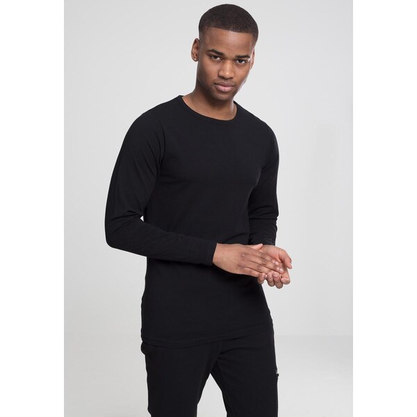 Urban Classics Fitted Stretch L/S T-Shirt Black 50651621