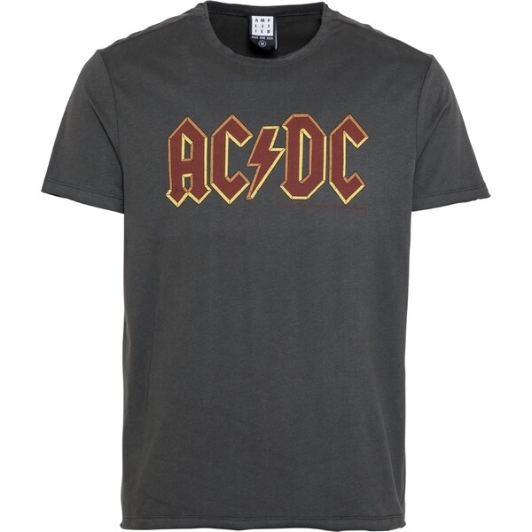 AMPLIFIED Tričko ACDC grafitová / tmavočervená 61900186