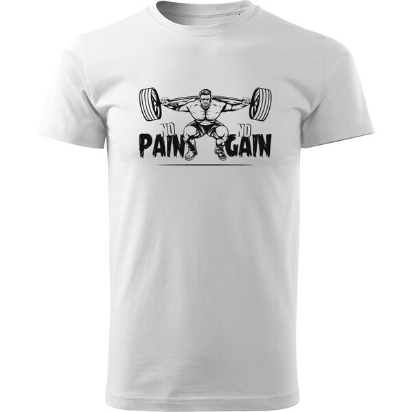 T-ričko No pain no gain pánske tričko 20672208