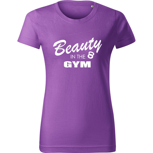 T-ričko Beauty in the gym dámske tričko 20684701