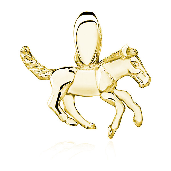 Olivie Strieborný prívesok ZLATÝ KONÍK 4532 20803378