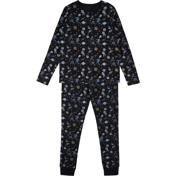 NAME IT Pyžamo tmavomodrá / opálová / horčicová / kaki / biela 25316559