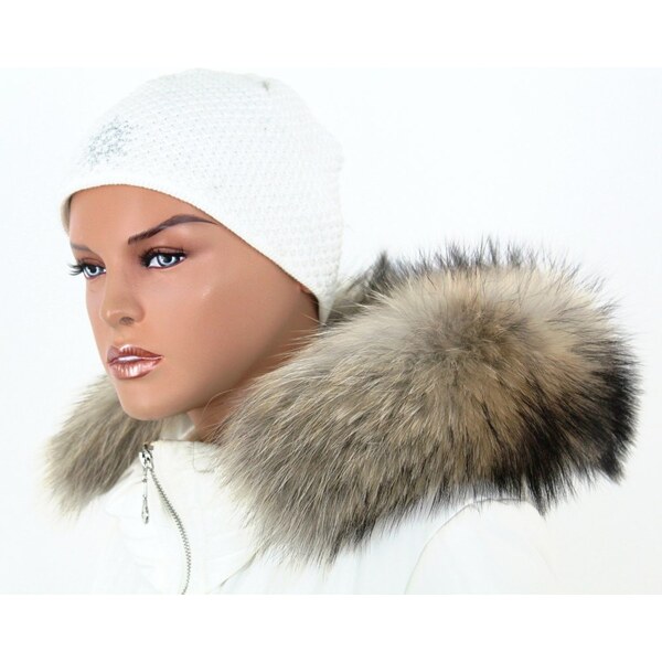 Sikora Kožušinový lem na kapucňu - golier medvedíkovec M 51/20 (65 cm) 48360302