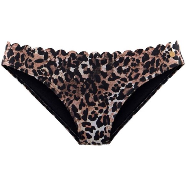 LASCANA Bikinové nohavičky Lexa hnedá / svetlohnedá / čierna 23140647