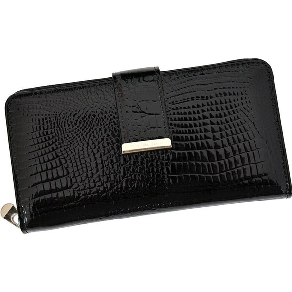 Čierna kožená peňaženka na karty Jennifer Jones 5280 50069752