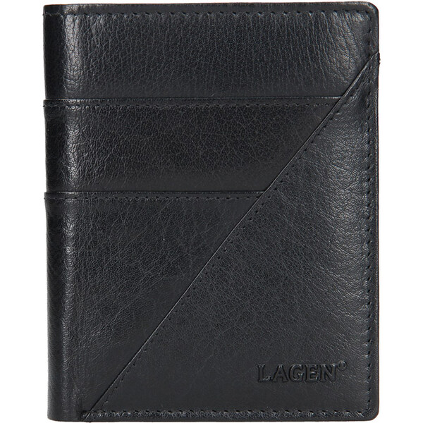 Lagen Pánska kožená peňaženka 29176 čierna 35335422