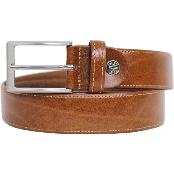Lindenmann Pánsky kožený opasok Lindenmann 2320 koňak 37588825