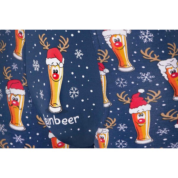 Cornette Vianočné pánske boxerky Beer 007/53 Merry Christmas, Farba 20720935