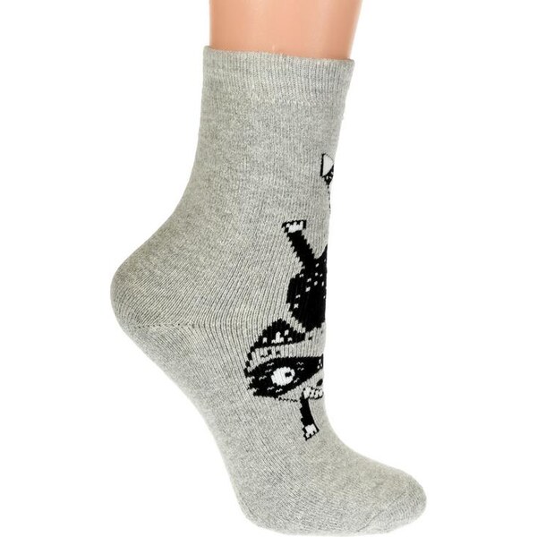 AURA.VIA Detské sivé ponožky ENA 20786304