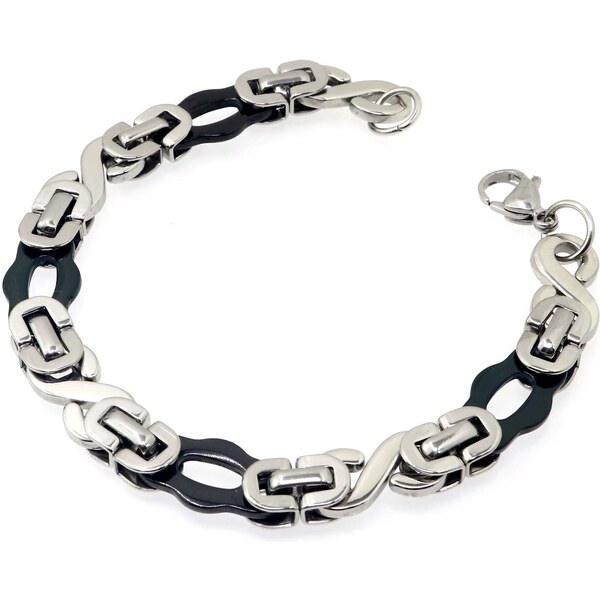 Sams Artisans Náramok Black Metal chirurgická oceľ INRM061 26768665