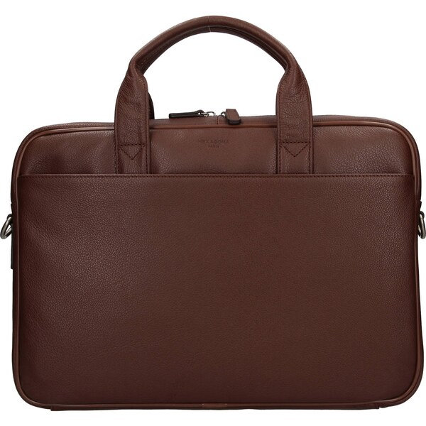 Hexagona Pánska kožená taška cez rameno Hexagon Tango - koňak 20839688