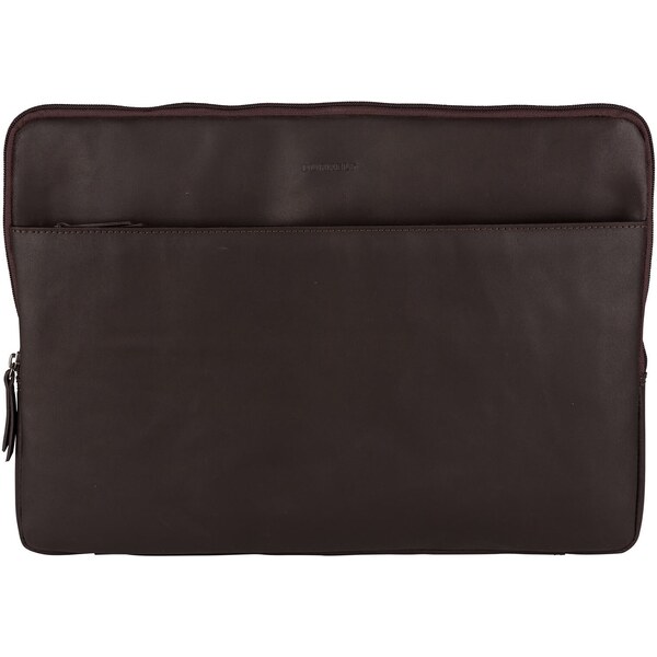 Kožený obal na notebook 15,6 Burkely Josh - tmavo hnedá 20839707