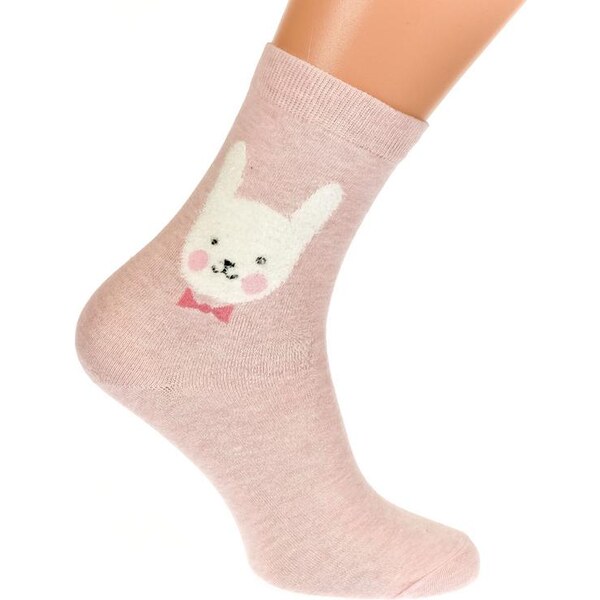 AURA.VIA Svetlo-ružové ponožky ANI 20856288