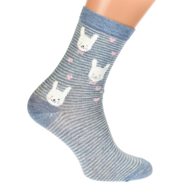 AURA.VIA Modré ponožky ANI 20856289