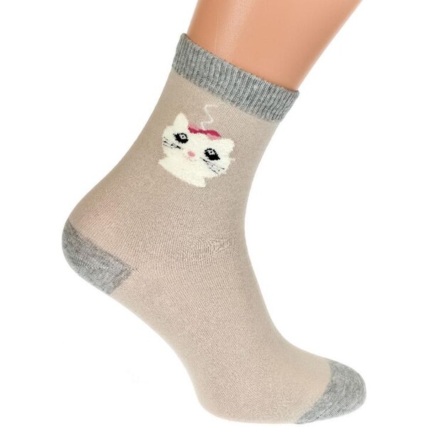 AURA.VIA Béžové ponožky ANI 20856292