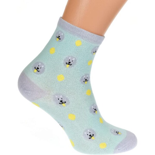 AURA.VIA Svetlo-zelené ponožky ANI 20856295