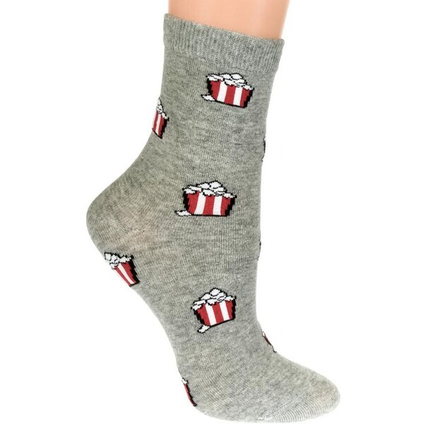 AURA.VIA Detské sivé ponožky YA-MI 20856307