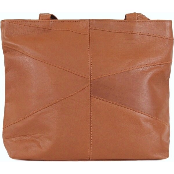 Sikora Dámska kožená kabelka AD koňak 63492395