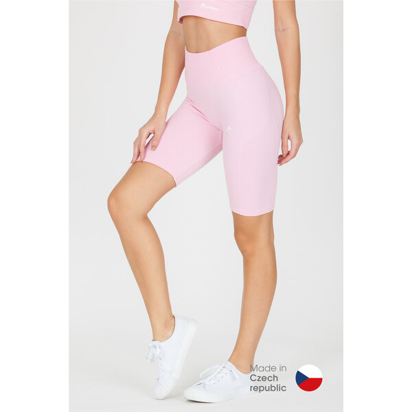 GoldBee Šortky s vysokým pásom Farba: Ružová, Veľkosť: M 35811197