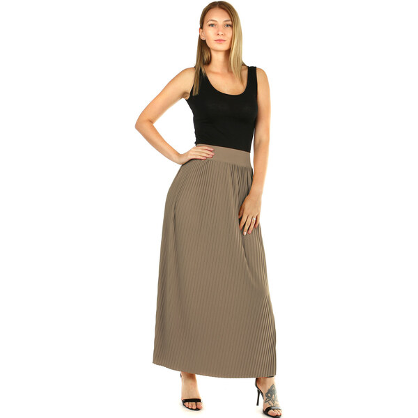 Glara Maxi sukňa dámska plisovaná 20910945