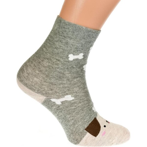 AURA.VIA Sivé ponožky RAGA 20923712