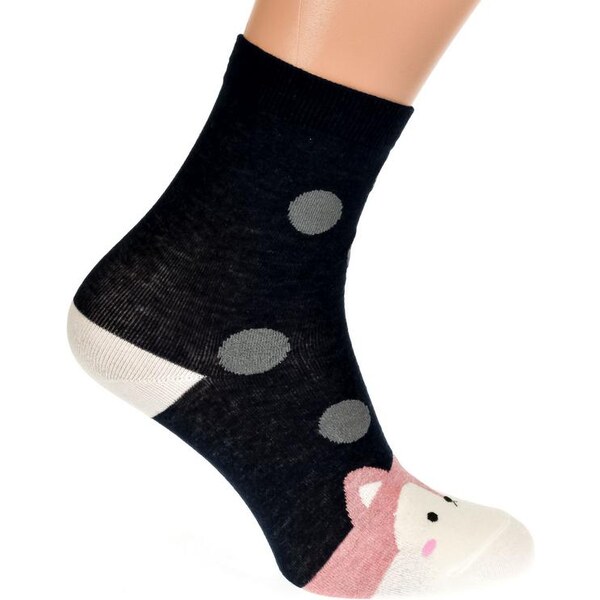 AURA.VIA Čierne ponožky RAGA 20923713