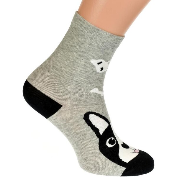 AURA.VIA Sivé ponožky BRIAN 20923722