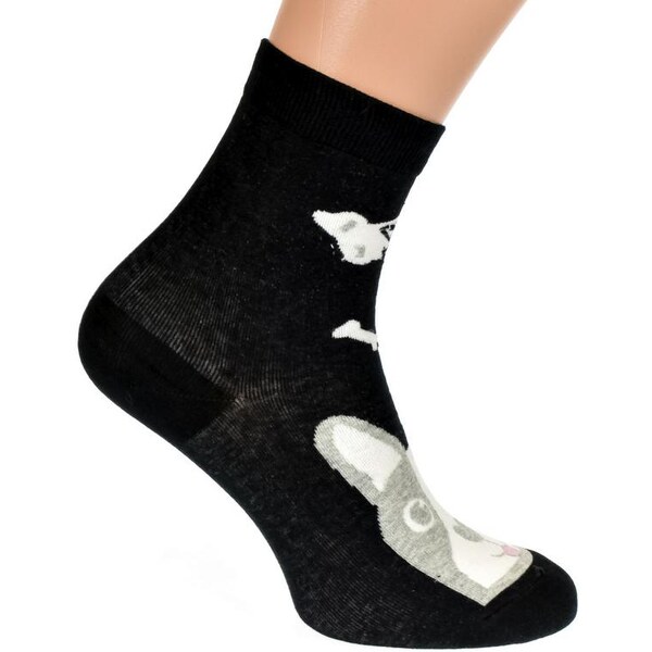 AURA.VIA Čierne ponožky BRIAN 20923724