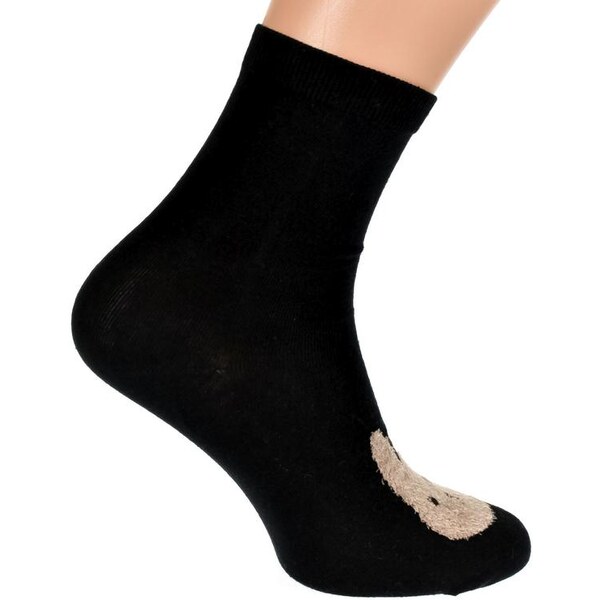 AURA.VIA Čierne ponožky LING 20923725