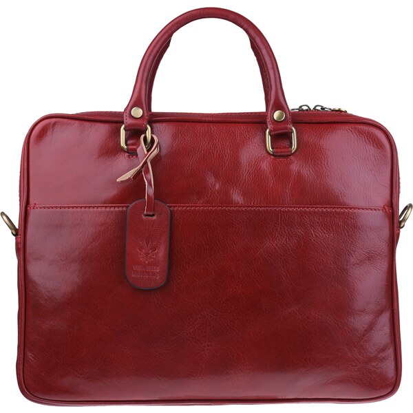 Červená kožená talianska kabelka Diego Rosso NovaKabelka.sk 20926419