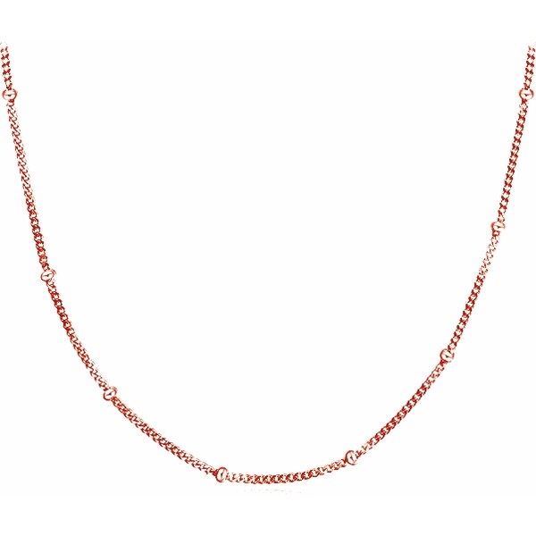 Olivie CHOKER ROSE guličková strieborná retiazka 4599 20961014