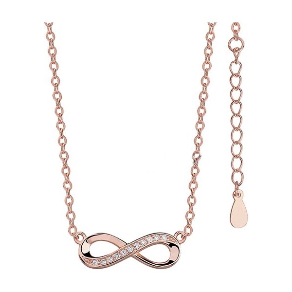 Olivie Strieborný náhrdelník NEKONEČNO ROSE 4660 21224220
