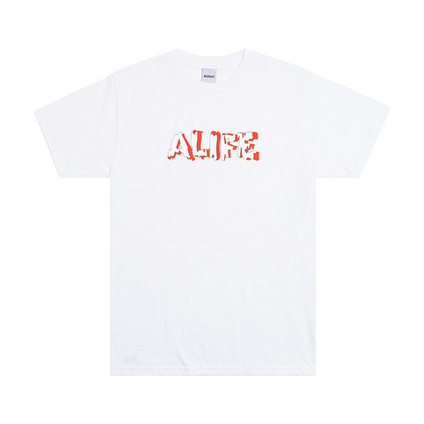 Alife Drip Tee White - Pánske - Tričko Alife - Biele - ALIFW20_62 66355548