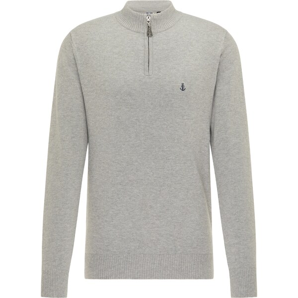 DreiMaster Maritim Sveter Prin sivá melírovaná 65831600