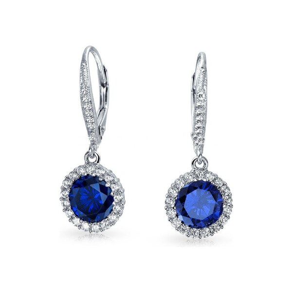 Olivie Strieborné ZAFIROVÉ náušnice 4682 21224242