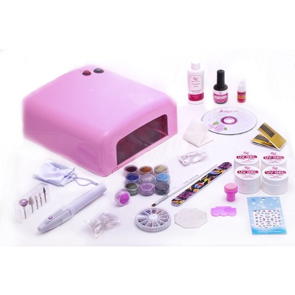 Clipinhair Sada na gélové nechty s UV lampou - 36W 21057139